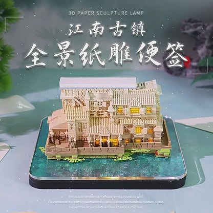 Jiangnan Water Town 3D Memo Pad