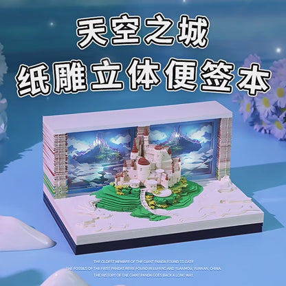 Castle in the Sky 3D Memo Pad - Weekly Planner 2026