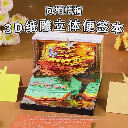 Phoenix Parasol Tree 3d Memo Pad - Weekly Planner 2026