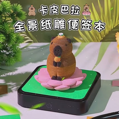 Capybara 3d Memo Pad - Daily Calendar 2026