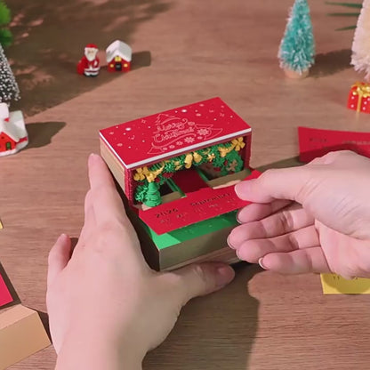 Christmas Archway 3D Memo Pad - Weekly Planner 2026