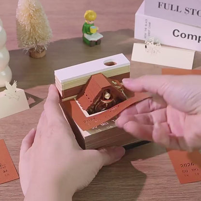 Cuckoo Clock 3D Memo Pad - Weekly Planner 2026