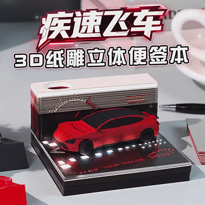 Speed Racer 3D Memo Pad