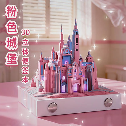 Fantasy Castle 3D Memo Pad - Weekly Planner 2026