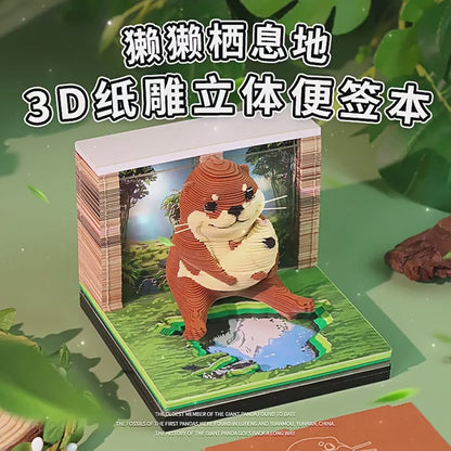 Otter 3d Memo Pad - Weekly Planner 2026