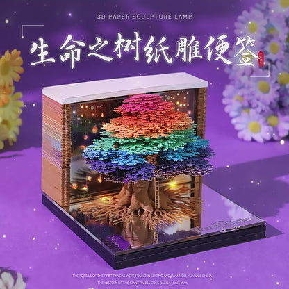 Tree Of Life 3d Memo Pad - Weekly Planner 2026