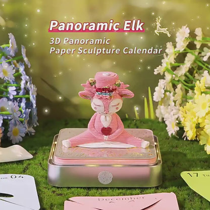 Elk 3d Memo Pad - Daily Calendar 2026